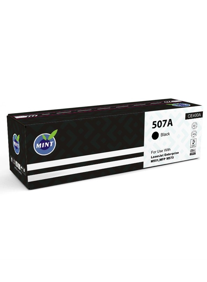 Mint Mint LaserJet Toner 507A-CE400A Black Compatible with LaserJet Pro 500 Color Printers MFP M570dn, M551n, M551xh, MFP M575dn, MFP M575f, MFP M575c - Image 2