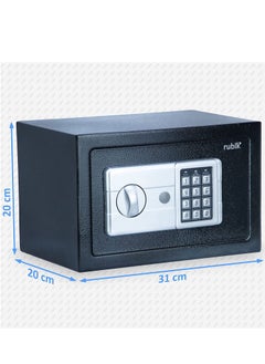 Safe Box with Key and Pin Code Keypad Lock for Money Cash Jewelry Passports Home Office Security RB20HASH 31x20x20cm - pzsku/Z20E05A3FA2C8BB469850Z/45/_/1642766909/20cc4177-7928-4833-869e-37bb5687cb17