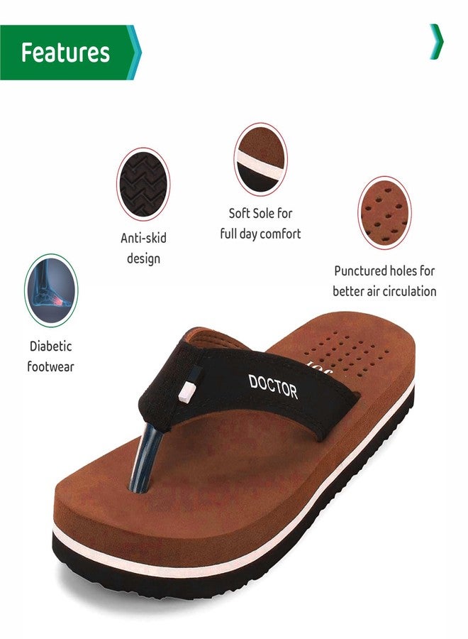 ORTHO JOY Extra Soft Doctor Ortho Slippers for men - Image 4