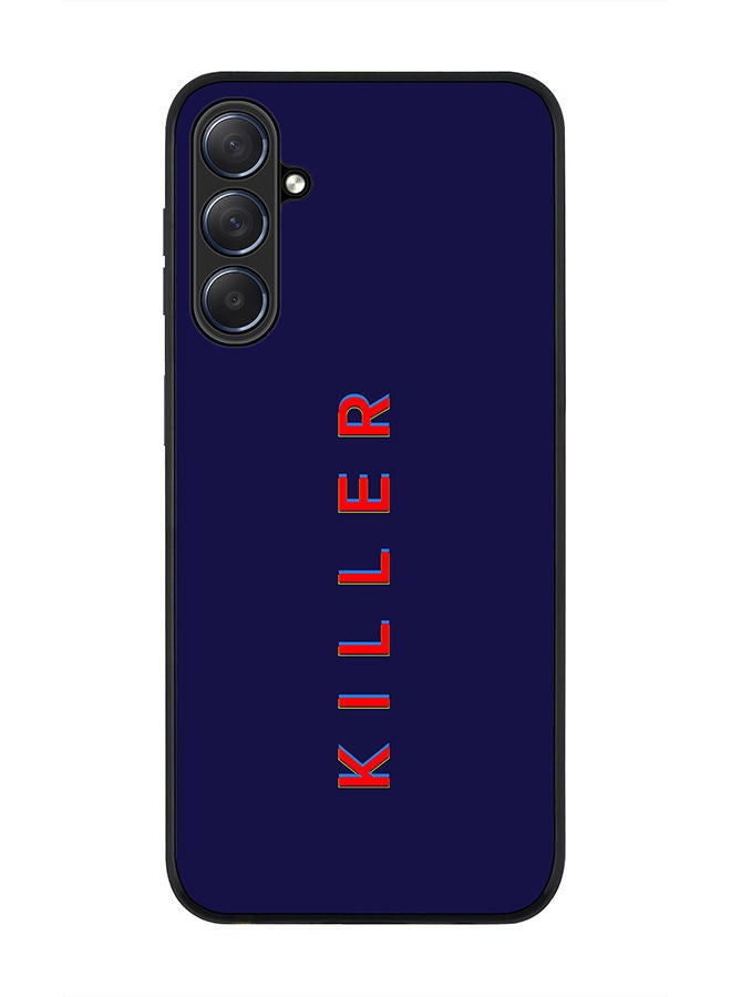 Stylizedd Rugged Black edge case for Samsung Galaxy M54 5G, Slim fit Soft Case Flexible Rubber Edges Anti Drop TPU Gel Thin Cover -  Killer - Image 1