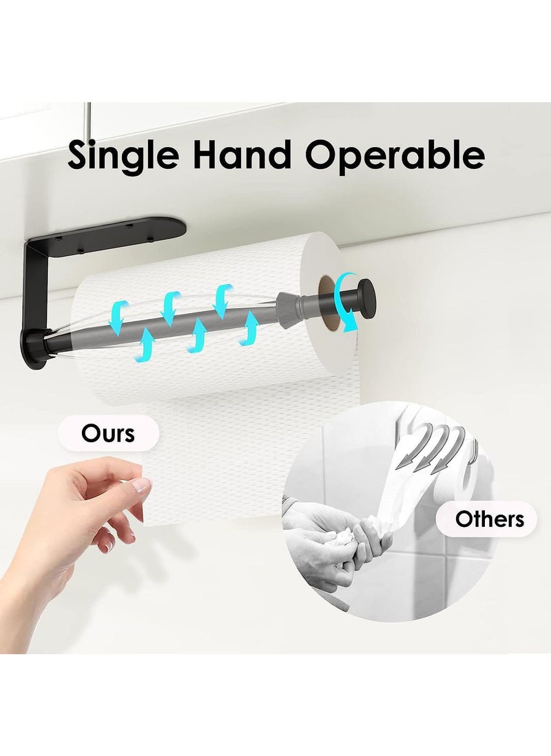Y&D - Stainless Steel Kitchen Punch Free Roll Paper Wall Hanging - Image 1