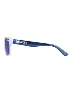 Superdry ROCKSTAR Full-Rim Rectangular UV Protection Sunglasses - Blue  - Image 2