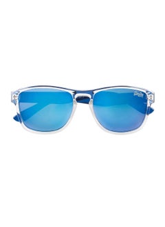Superdry ROCKSTAR Full-Rim Rectangular UV Protection Sunglasses - Blue  - Image 3