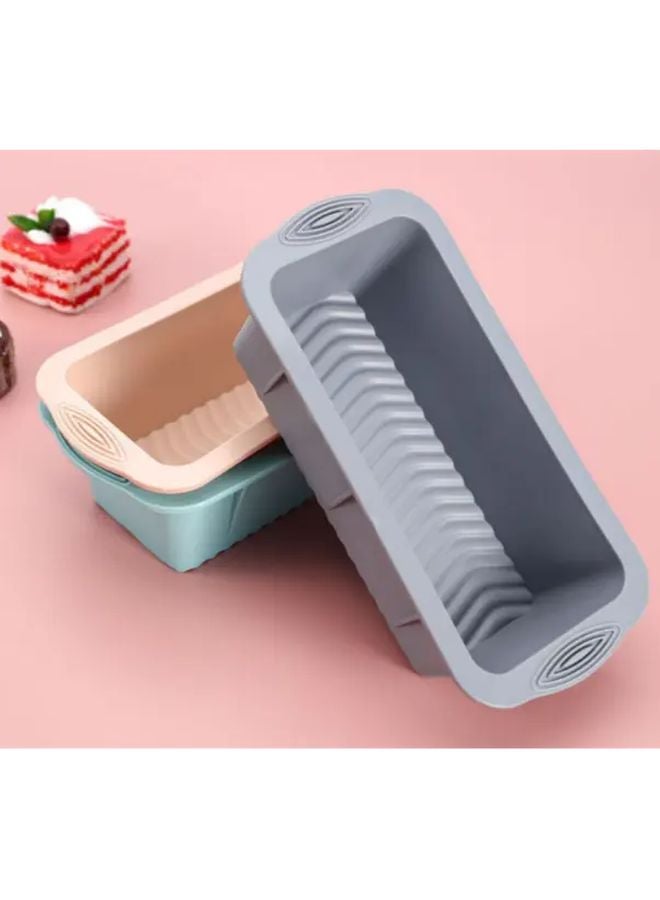 Pink Non Stick Silicone Baking Molds 2pcs Heat Resistant Easy Release - Image 2