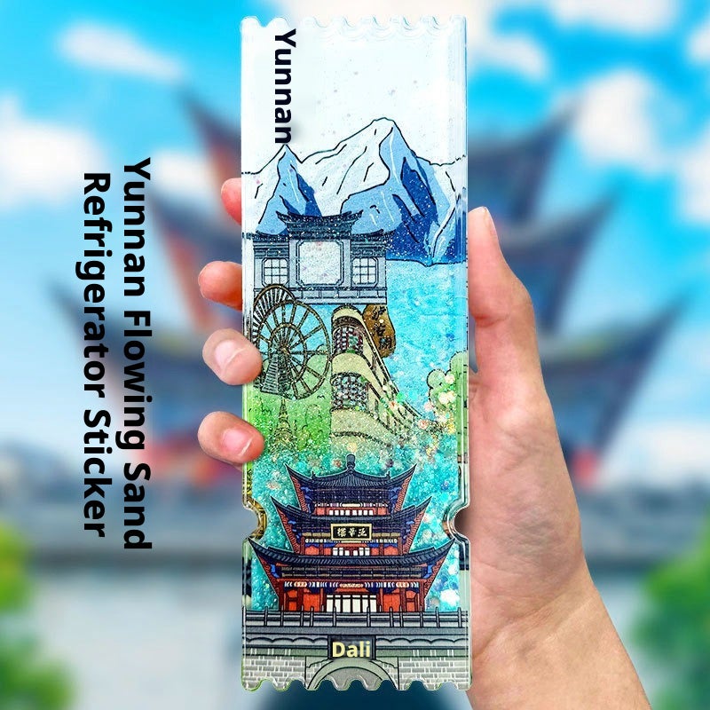 Yunnan Travel Fridge Magnet - Acrylic City Souvenir - Image 2