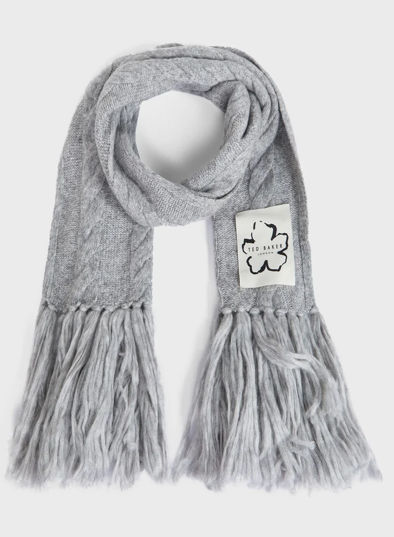 Ted Baker Chunky Cable Knitted Scarf