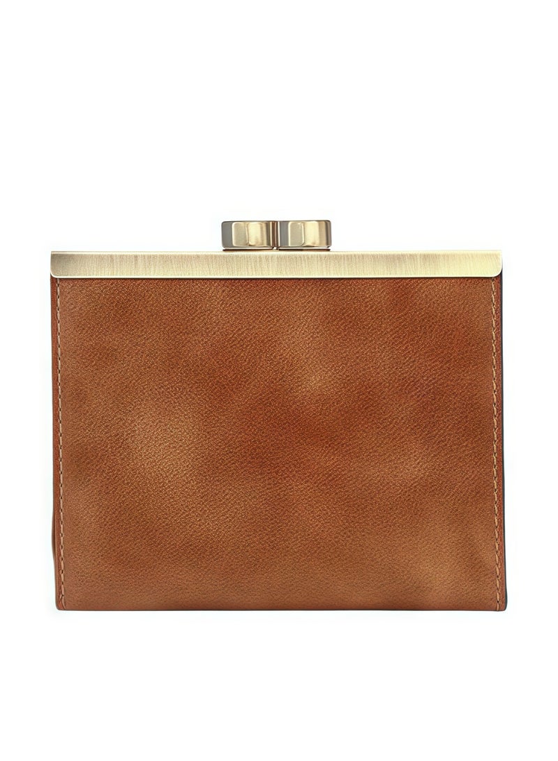 Pure color coin purse , high-quality leather, strong and durable. Lightweight and three-dimensional, stylish and simple. Large capacity, delicate and durable. Multi-card design,easy to use.  - Image 1