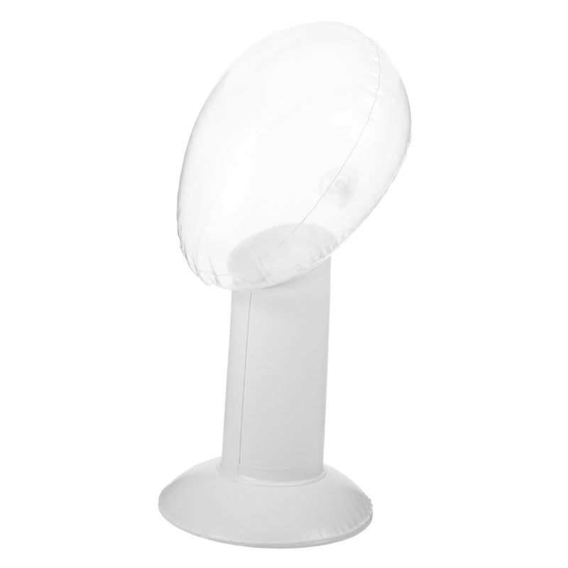 5Pcs Inflatable Mannequin Head For Wig Hat Display Salon Home Styling Practice Lightweight Portable - Image 2