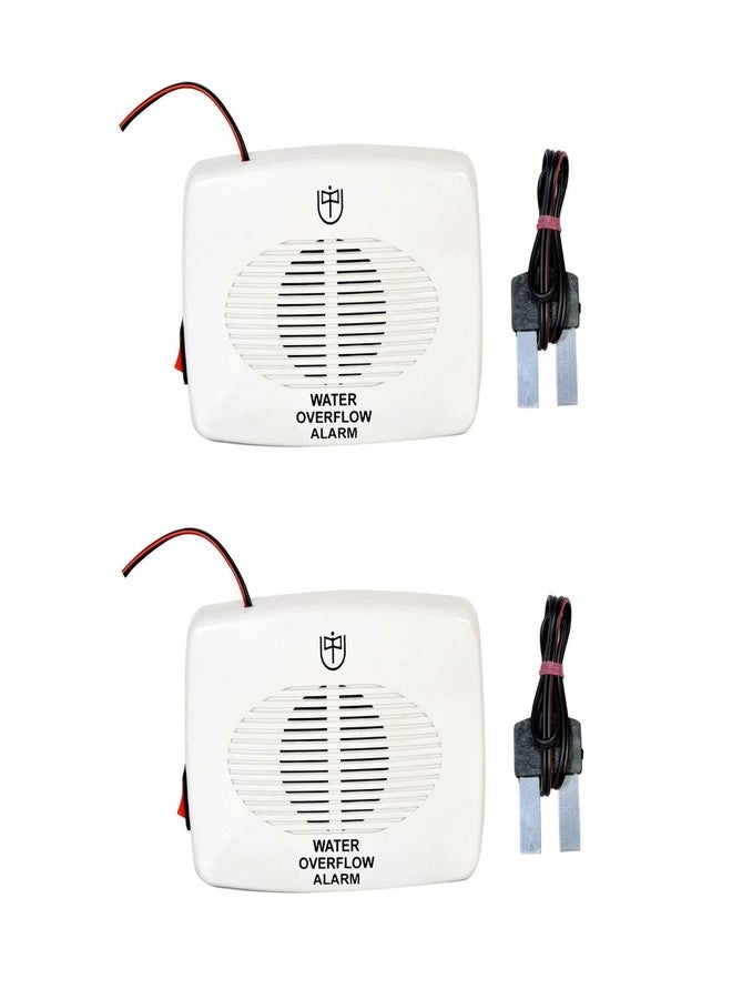 Tool Point Plastic Water Tank Overflow Alarm UW-03 DC, Pack of 2 (Medium, White) - Image 1