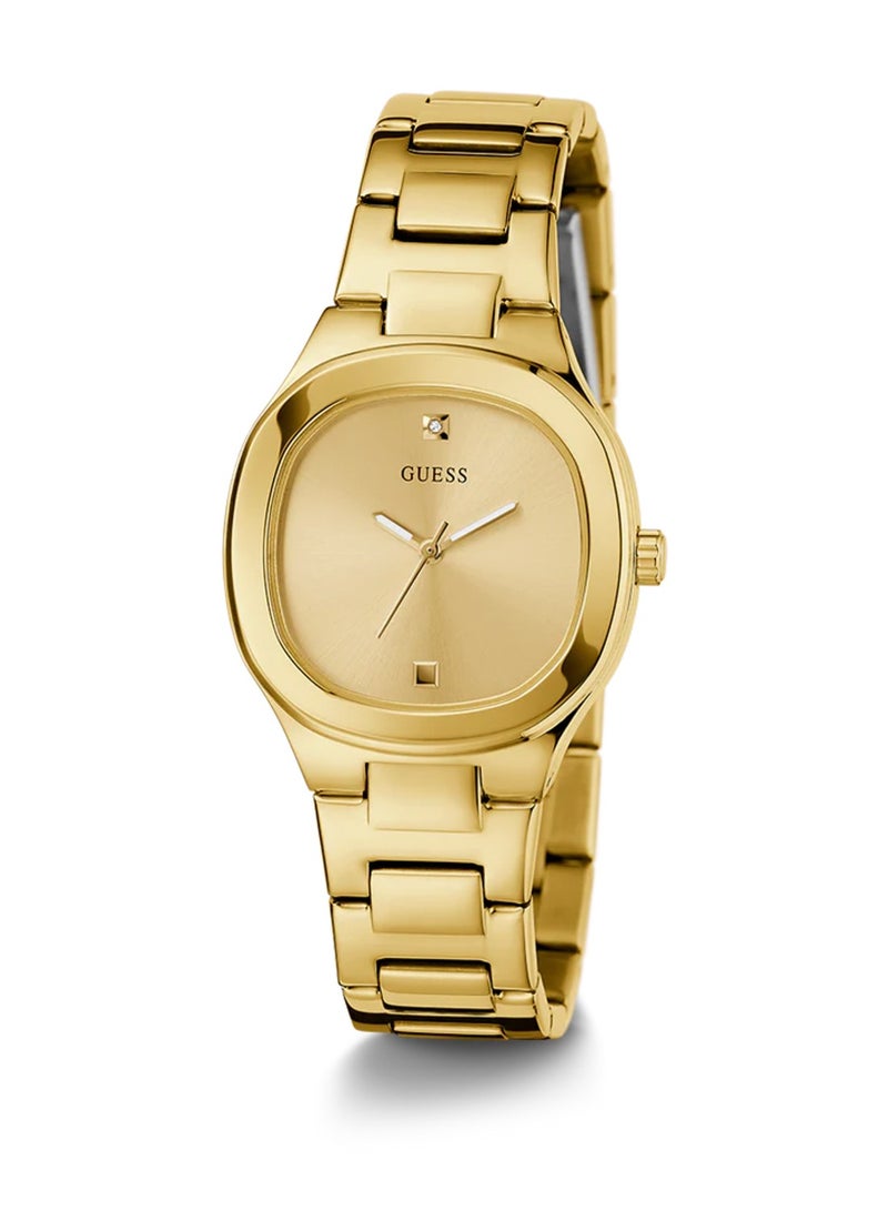 GUESS Eve Women's Analog Quartz Gold Stainless Steel Watch GW0615L2 - 32mm - Image 5