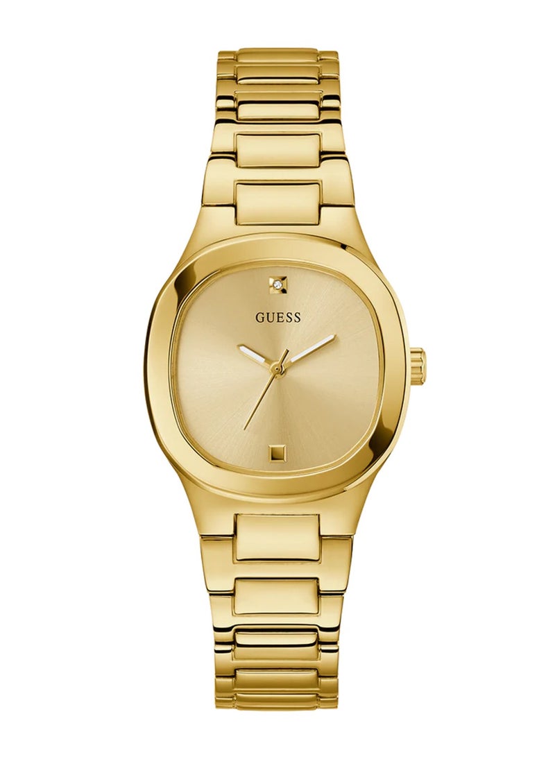 GUESS Eve Women's Analog Quartz Gold Stainless Steel Watch GW0615L2 - 32mm - Image 1