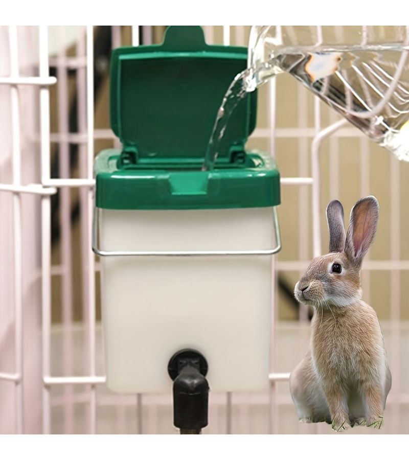 Automatic Small Pet Feeder Water Dispenser 600ml Hanging Gravity Feed System for Hamsters Mice Turtles - Image 2