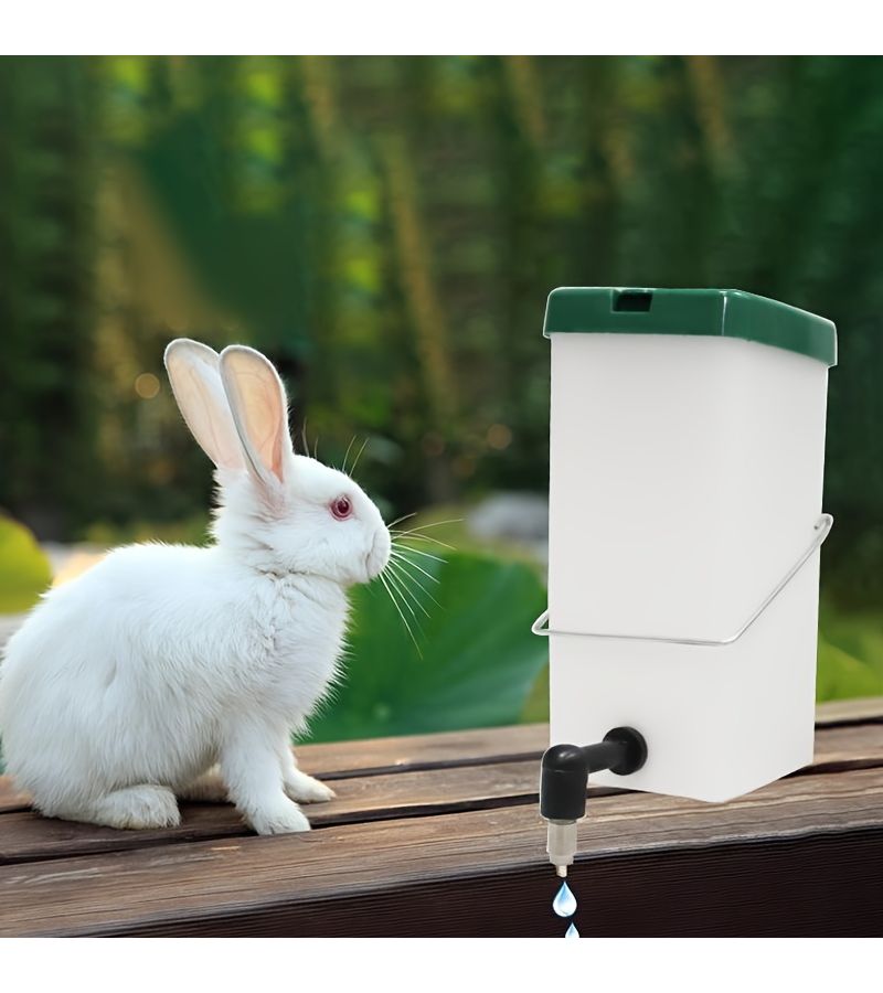 Automatic Small Pet Feeder Water Dispenser 600ml Hanging Gravity Feed System for Hamsters Mice Turtles - Image 1