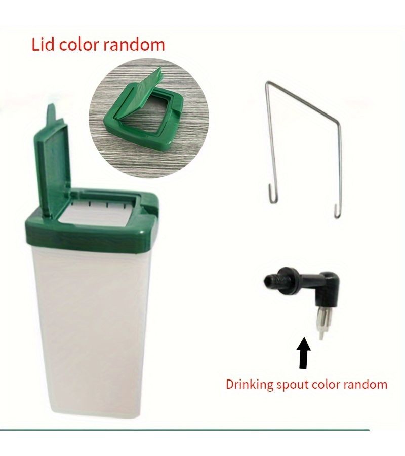 Automatic Small Pet Feeder Water Dispenser 600ml Hanging Gravity Feed System for Hamsters Mice Turtles - Image 4