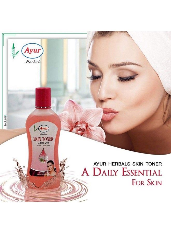 Ayur Herbals Skin Toner With Aloe Vera 1000Ml (For All Skin Types) - Image 3