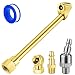 EVOULTES 5pack 360 Swivel Dual Head Air Chuck Kit 14 Female NPT Closed Ball Tire Chuck with Standard Brass Quick Plug2Way Connection Tire Air Fill Kit for Tire Inflator Gauge and Air air compressor - Image 2