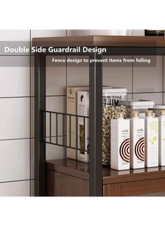 AGD Coffee Cabinet, Large Capacity Coffee Table, Modern Minimalist Style Home Coffee Corner, Suitable for Living Room or Office  - Image 4