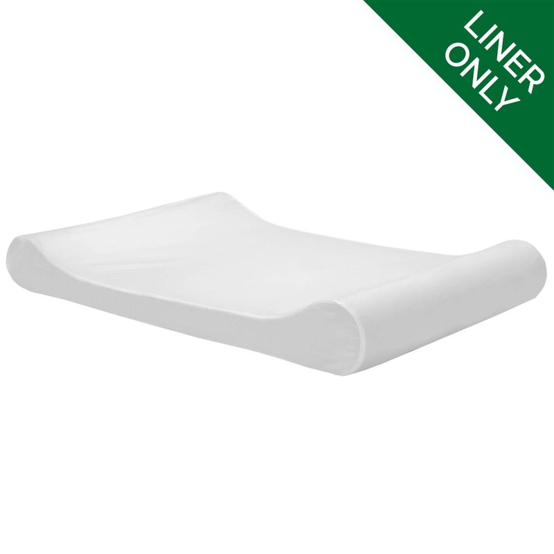 Furhaven Dog Bed Liner Water-Resistant Contour Luxe Lounger Foam Mattress Protector Cover - White, Jumbo (X-Large) - Image 3