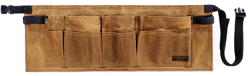 Readywares Waxed Canvas Waist Tool ApronWaist Utility ApronCarpenter Waist Apron - Image 2