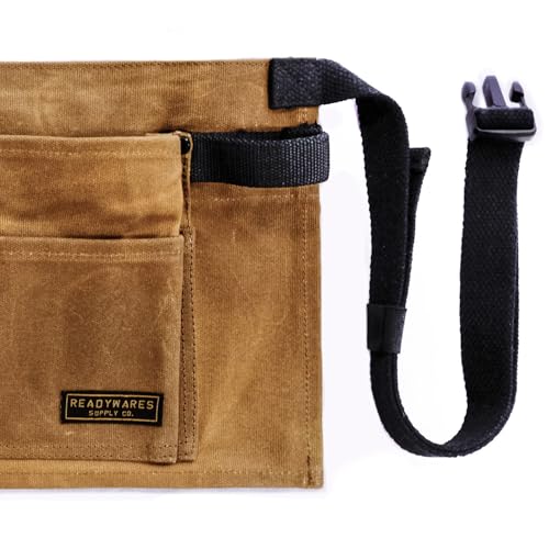 Readywares Waxed Canvas Waist Tool ApronWaist Utility ApronCarpenter Waist Apron - Image 3