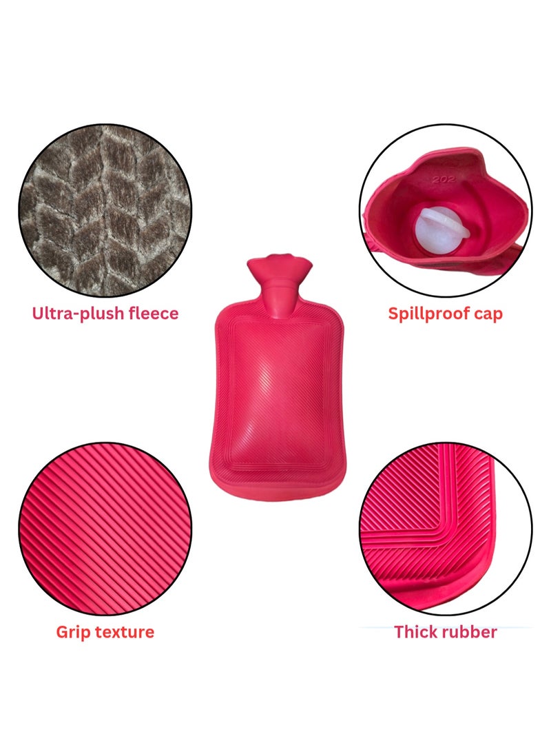 غطاء ناعم ورقيق لدفء آمن ومريح. يحافظ على دفء اليدين والقدمين والسرير في الشتاء. يخفف التشنجات وآلام العضلات وآلام الجسم. قابل لإعادة الاستخدام للكمادات الساخنة أو الباردة. محمول، خالٍ من مادة BPA، وسهل الاستخدام. - Image 2