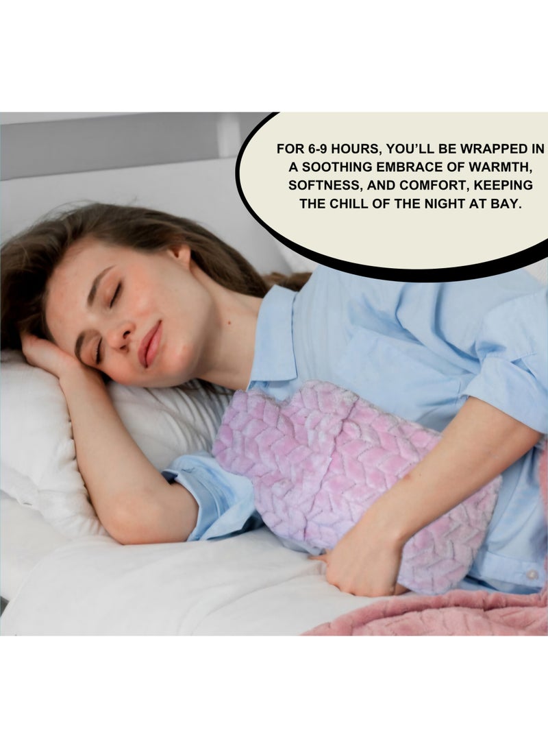 غطاء ناعم ورقيق لدفء آمن ومريح. يحافظ على دفء اليدين والقدمين والسرير في الشتاء. يخفف التشنجات وآلام العضلات وآلام الجسم. قابل لإعادة الاستخدام للكمادات الساخنة أو الباردة. محمول، خالٍ من مادة BPA، وسهل الاستخدام. - Image 5