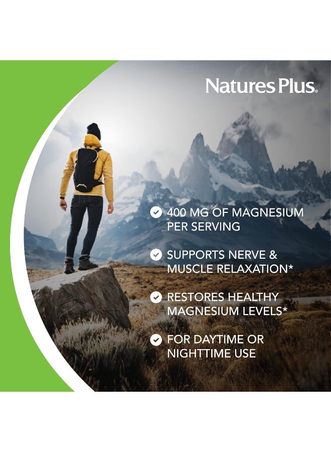 Natures Plus Kalm Assure Magnesium Powder 400mg |Help Restoring Magnesium Levels | Supports Nerve & Muscle Relaxation | Unflavoured, 360g - Image 3