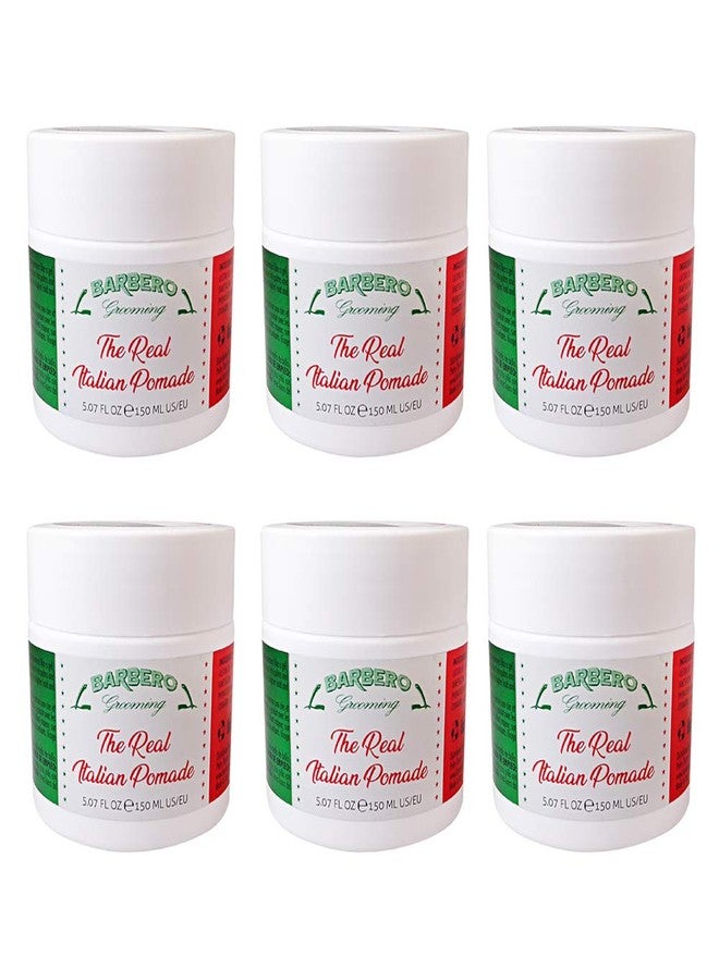 Barbero Grooming the Real Italian Pomade Medium Hold 5.07 oz / 150 ml pack of 6 - Image 1