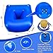 Fantang Inflatable Canopy Float Kit 18 x 18 x 10 Inch Blue Shade Floating Kit Thick PVC Floating Pool Canopy Kit Pool Shade Floats Accessories with Air Pump for Outdoor Pools Lakes Canopy is not Included - Image 4