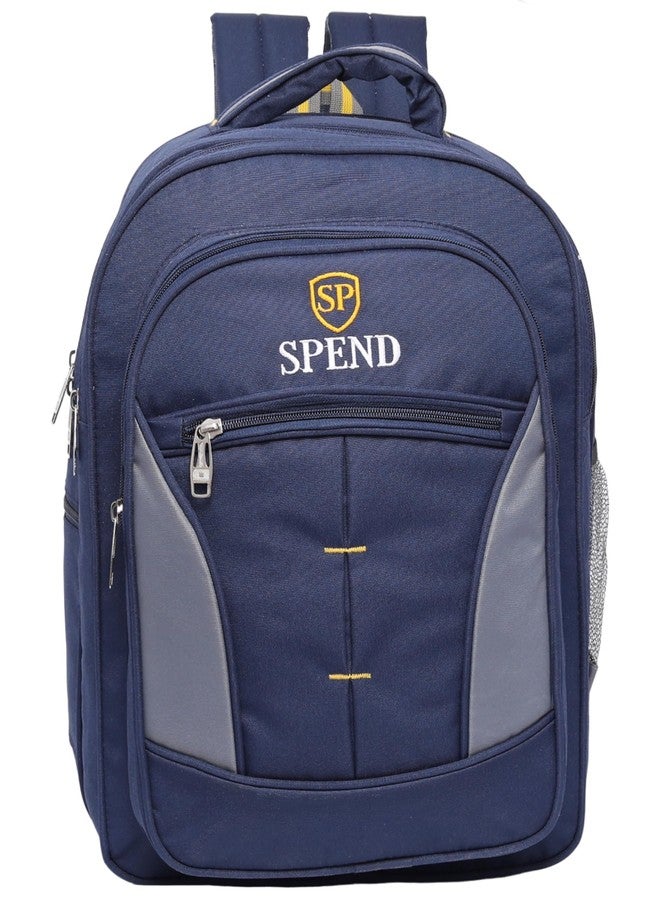 SPEND 45L High-Capacity Backpack for School, Travel & Daily Use | Water-Resistant Laptop Bag with 3 Spacious Compartments & Organizer Pockets | Comfortable & Durable Backpack for Men & Women - Image 2
