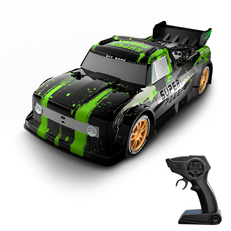 Remote Control Drift Car Remote Control Spray Car 1/16 Remote Control Car 2.4GHz Remote Control Race Car Short Truck Kids Gift for Children Boys Girls - Image 1