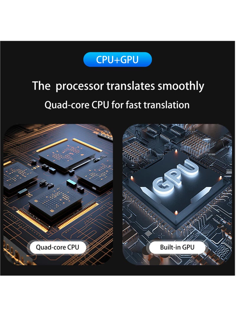 Portable Language Translator Device S85, with 138 Languages Voice Translating Offline Translation Support Voice Video Recording