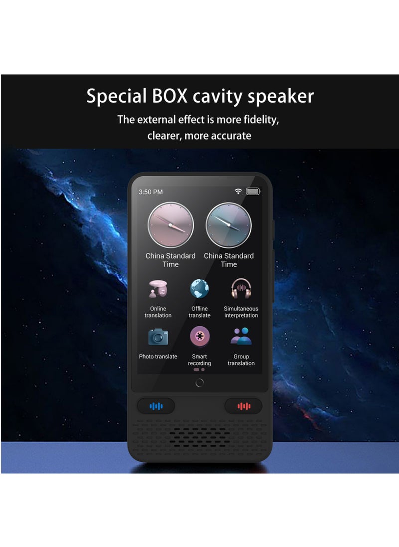 Portable Language Translator Device S85, with 138 Languages Voice Translating Offline Translation Support Voice Video Recording
