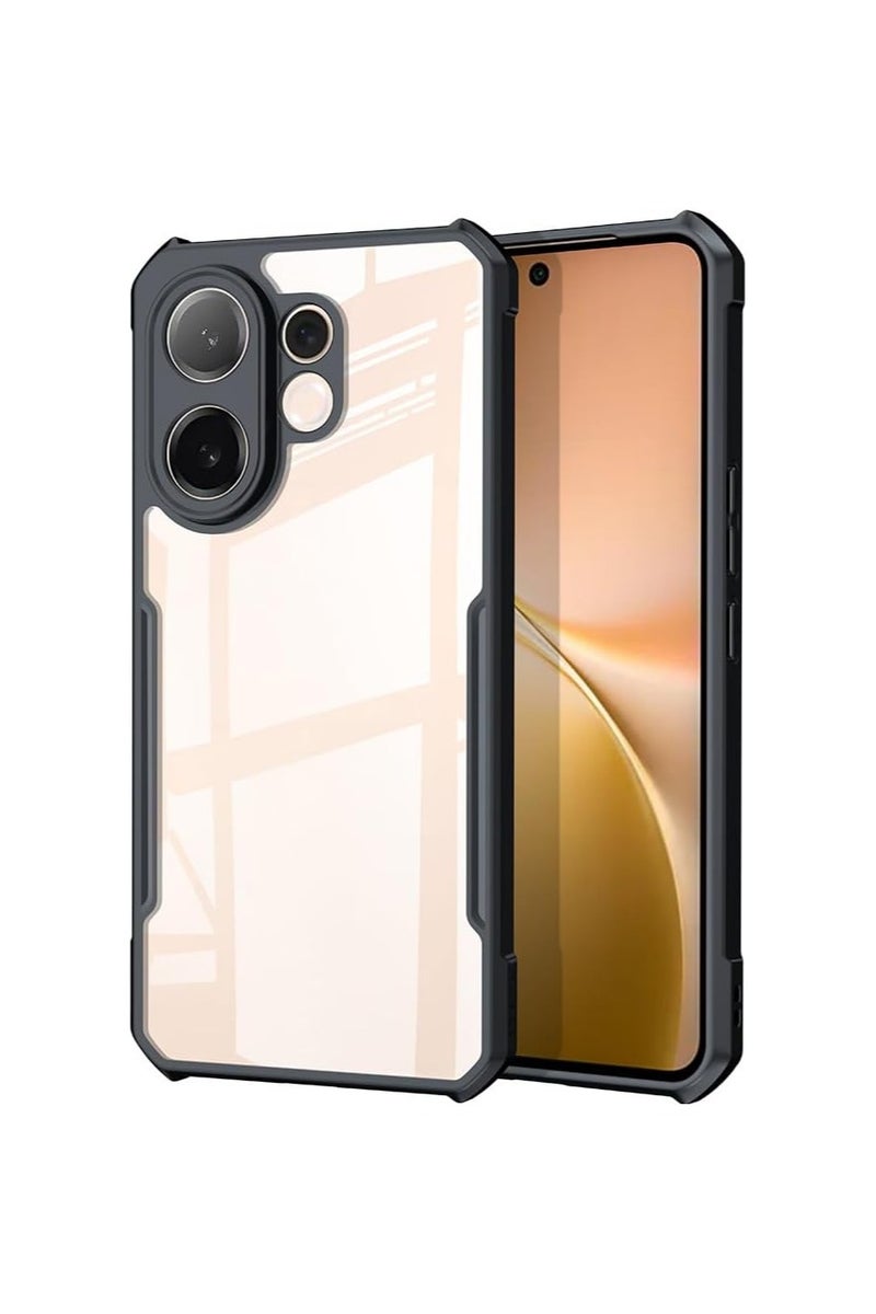 general Transparent Protective Case Compatible with Vivo V60 5G 【Airbag Protection】 Transparent Protective Case Camera Lens Protection PC+TPU Shockproof Bumper Protection Back Cover Suitable for Vivo V60 - Image 1
