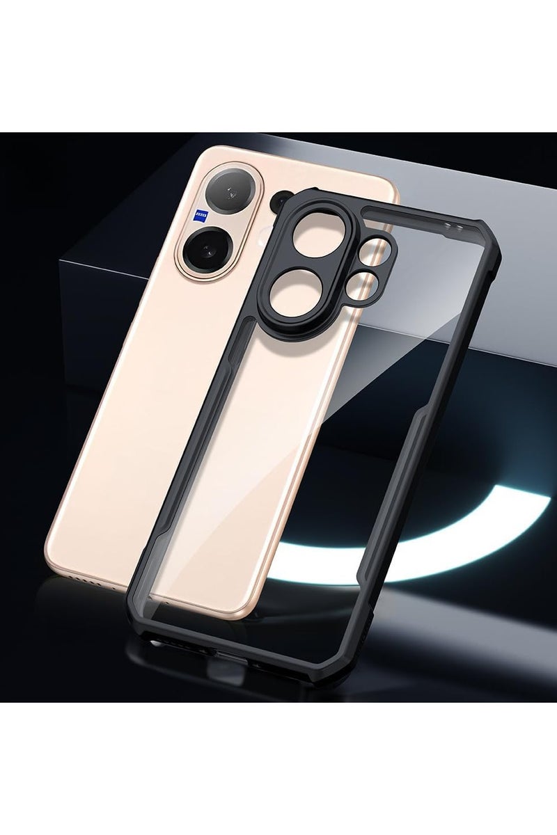 general Transparent Protective Case Compatible with Vivo V60 5G 【Airbag Protection】 Transparent Protective Case Camera Lens Protection PC+TPU Shockproof Bumper Protection Back Cover Suitable for Vivo V60 - Image 5