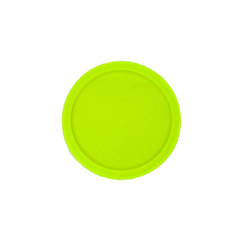 SuzoHapp 2 Commercial Hockey Fluorescent White Goalies with 2 Large Green Air Pucks  - Image 3