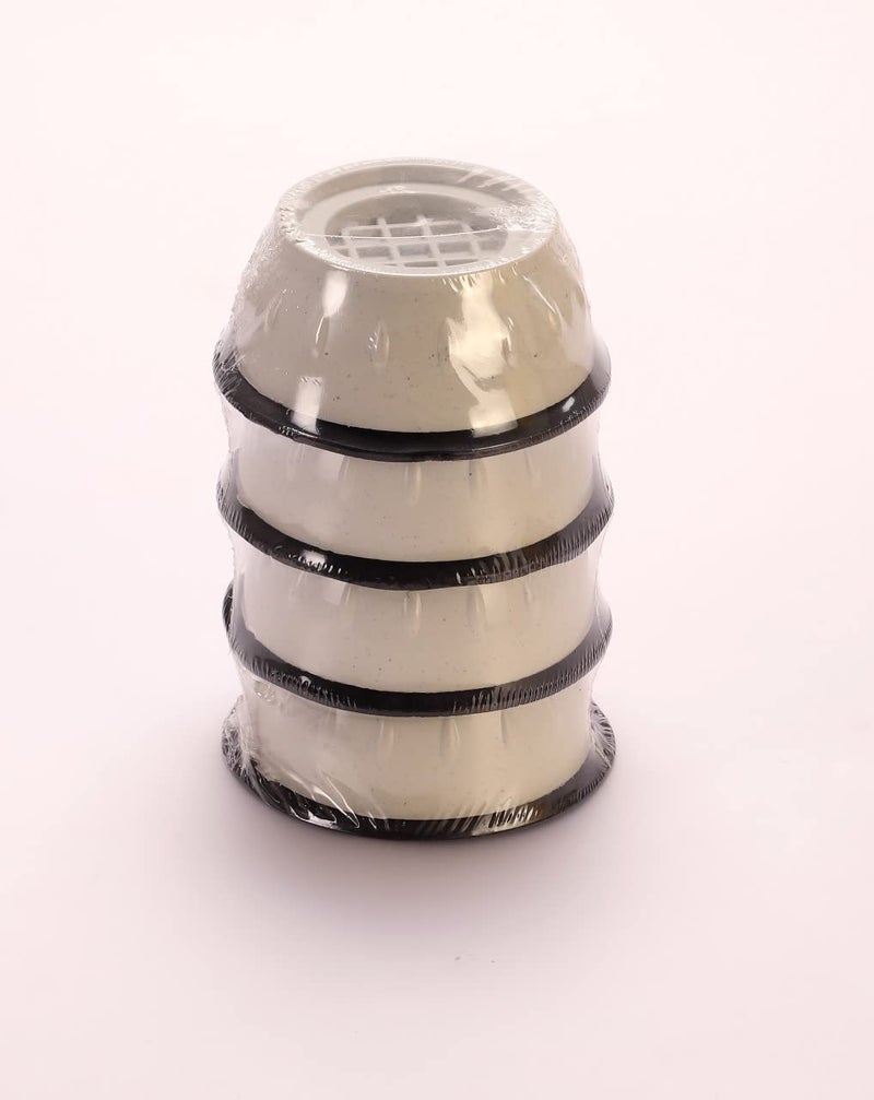 ENCHANTING HOMES ENCHANTING HOMES Washer Dryer Anti Vibration Pads with Suction Cup Feet Fridge Washing Machine Leveling Feet Anti Walk Pads Shock Absorber Furniture Lifting BaseSet of 4 PCS Silver 3 x 3 - Image 2