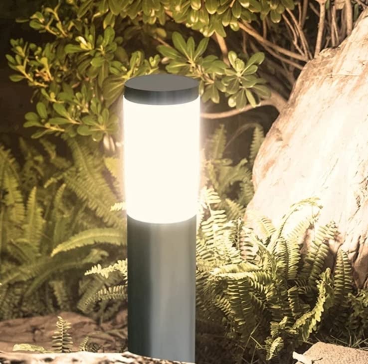 LEGEEN Metal Light Waterproof Garden Light Pole Light Gate Light Bollard Light Entryway Pathway Area Light 18 Watt Pack Of1 With Bulb - Image 4