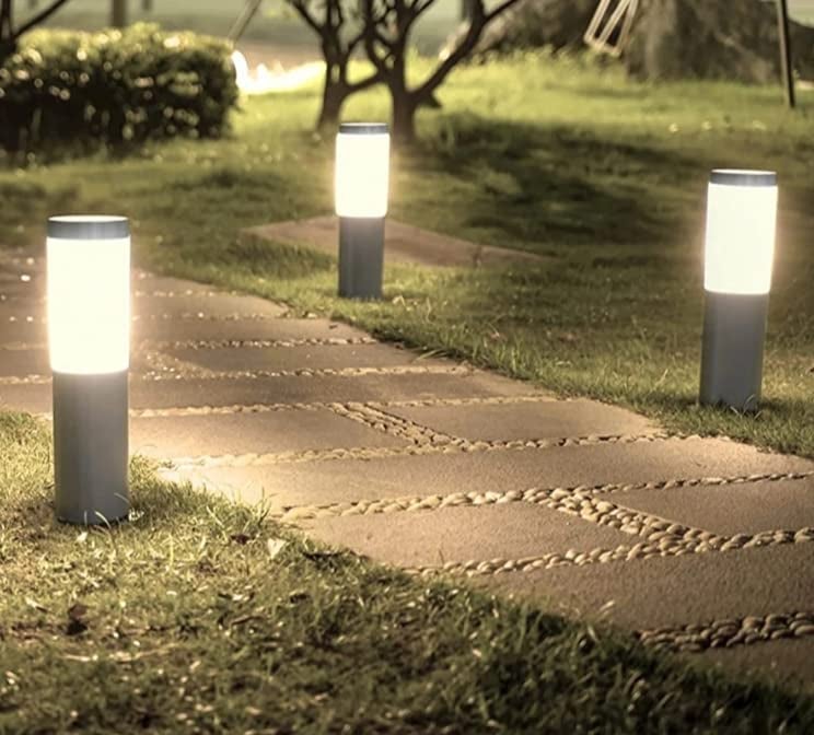 LEGEEN Metal Light Waterproof Garden Light Pole Light Gate Light Bollard Light Entryway Pathway Area Light 18 Watt Pack Of1 With Bulb - Image 3