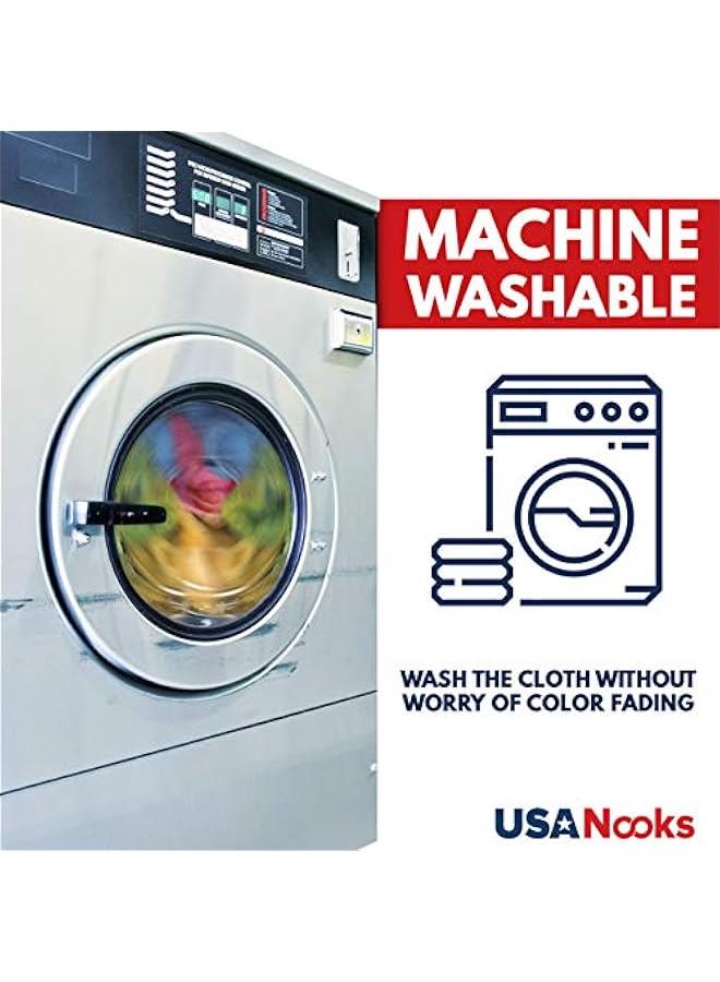 Generic Microfiber Cleaning Cloth Grey - 12 Pcs (12.5x12.5) - High Performance - 1200 Washes, Ultra Absorbent Microfiber Towel Weave Grime & Liquid for Streak-Free Mirror Shine - Car Washing Cloth  - Image 5