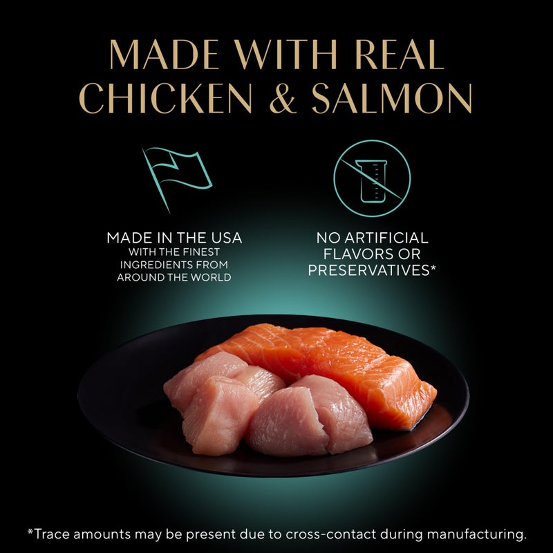 Sheba Perfect Portions Kitten Wet Cat Food Pate Chicken Entree, Salmon Entree, and Turkey Entree, 2.6 oz. Twin-Pack Trays (24 Count, 48 Servings) - Image 2