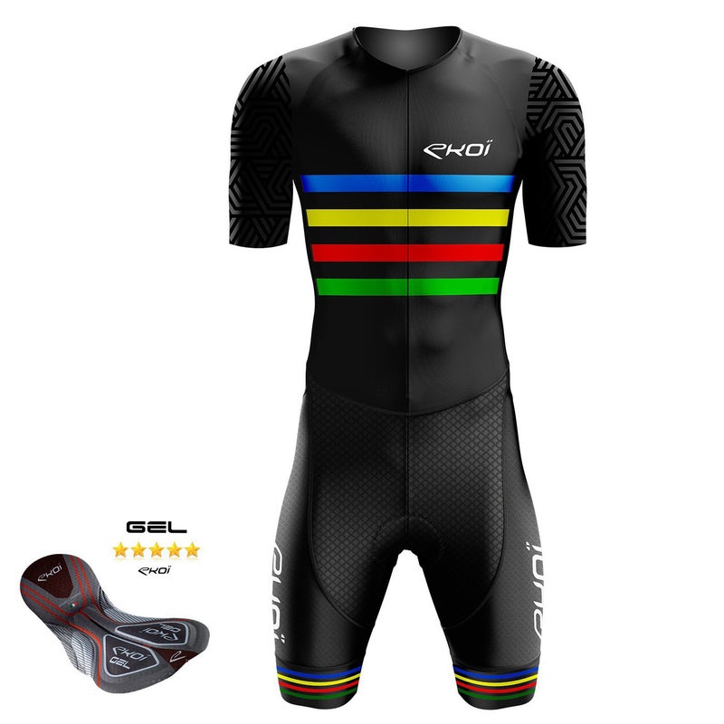 EKOI Men's Short-Sleeve Cycling Jumpsuit - Image 1