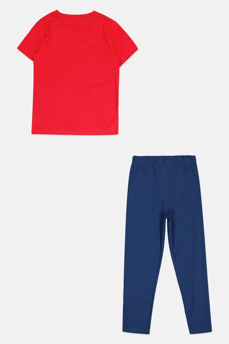 Disney Kids Boy 2 Pieces Mickey Mouse Pajama Set, Multicolor - Image 2