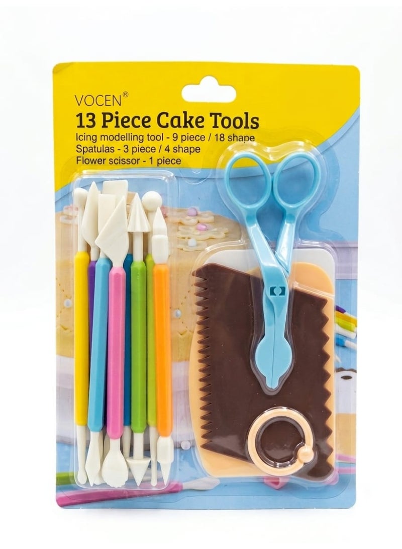 AKDC Vocen 13Pcs Cake Decor Tool - Image 1