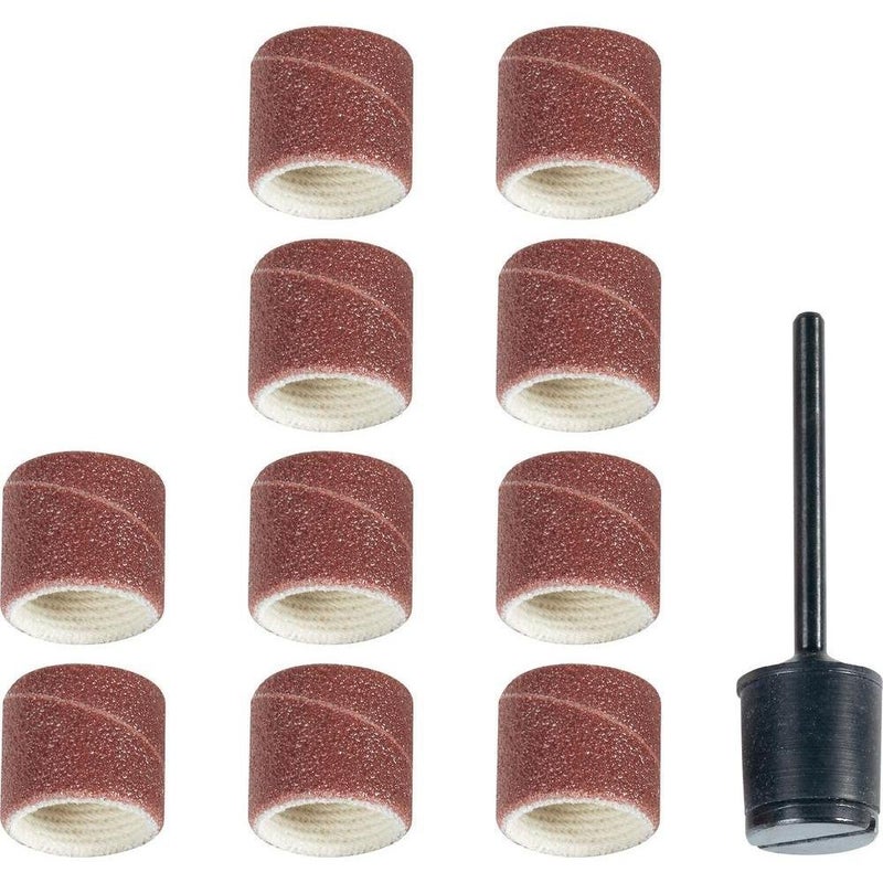 Proxxon 28978 Sanding Drums 10 Pieces 120 Grit 1120