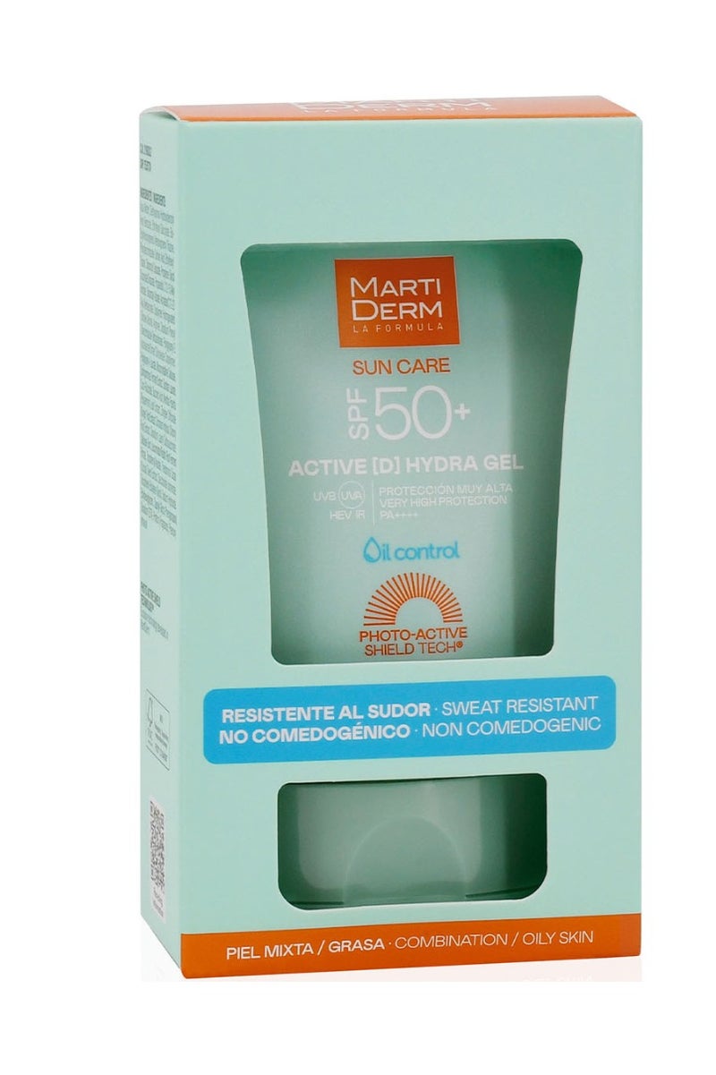 مارتيديرم صن كير أكتيف [دي] هيدرا جل واقي من الشمس بعامل حماية من الشمس 50+ 50 مل - Image 2