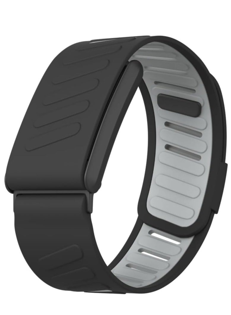 Rugged Silicone Sport Replacement Band Compatible with Whoop 5.0 and Soft Adjustable Silicone Sports Loop Strap for Whoop 5.0 with Metal Frame Connector - Image 1
