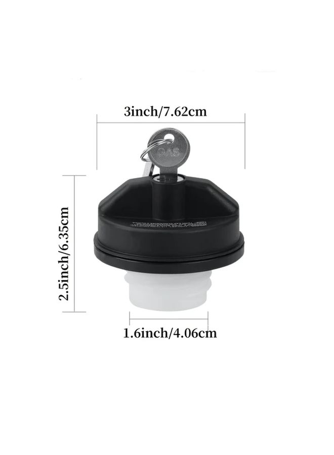 Locking Fuel Gas Cap With 2 Keys Plastic Replacement For FJ Cruiser Chevy Honda Nissan Acura Mazda GMC And More 77300 47020 10504 1 Piece - Image 5