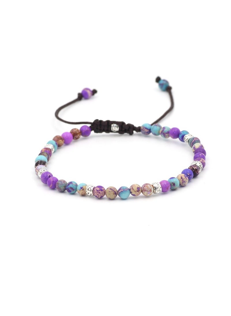 ILovhaprty Handmade Natural Stone Wrap Bracelets Turquoises Crystal Beads Bracelet Jewelry  - Image 1