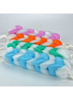 Eslite Exfoliating Loofah Back Scrubber For Showerwonderful Colors(4 Counts)  - Image 4